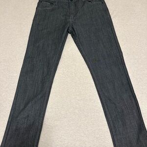 Men's Charcoal Straight Jeans